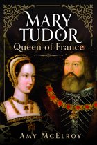 Boekomslag met een schilderij van Mary Tudor en een koning, beiden met rijke kledij en juwelen.