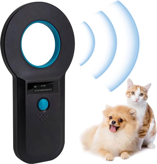 Scanner Puce Animal Portable – Lecture Rapide 134.2 KHz, Stockage 128 Données, Rechargeable USB