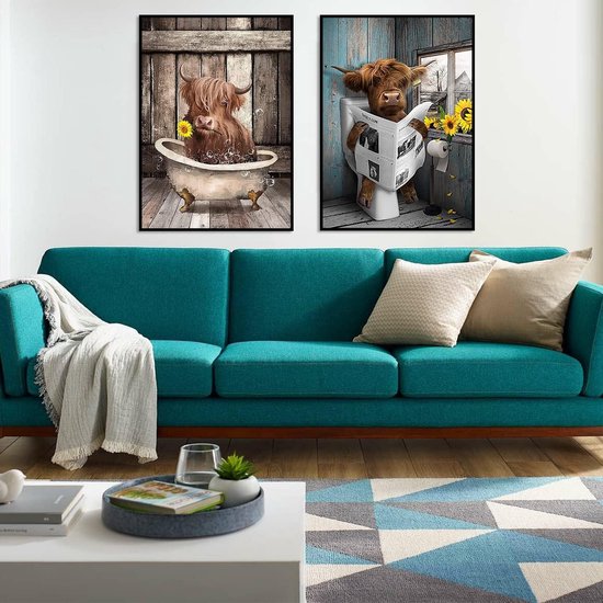 Jawecci Diamantschilderij Boskoe Kits, 5D DIY Diamond Painting Koe op Jawecci Diamantschilderij Boskoe Kits, 5D DIY Diamond Painting Koe op