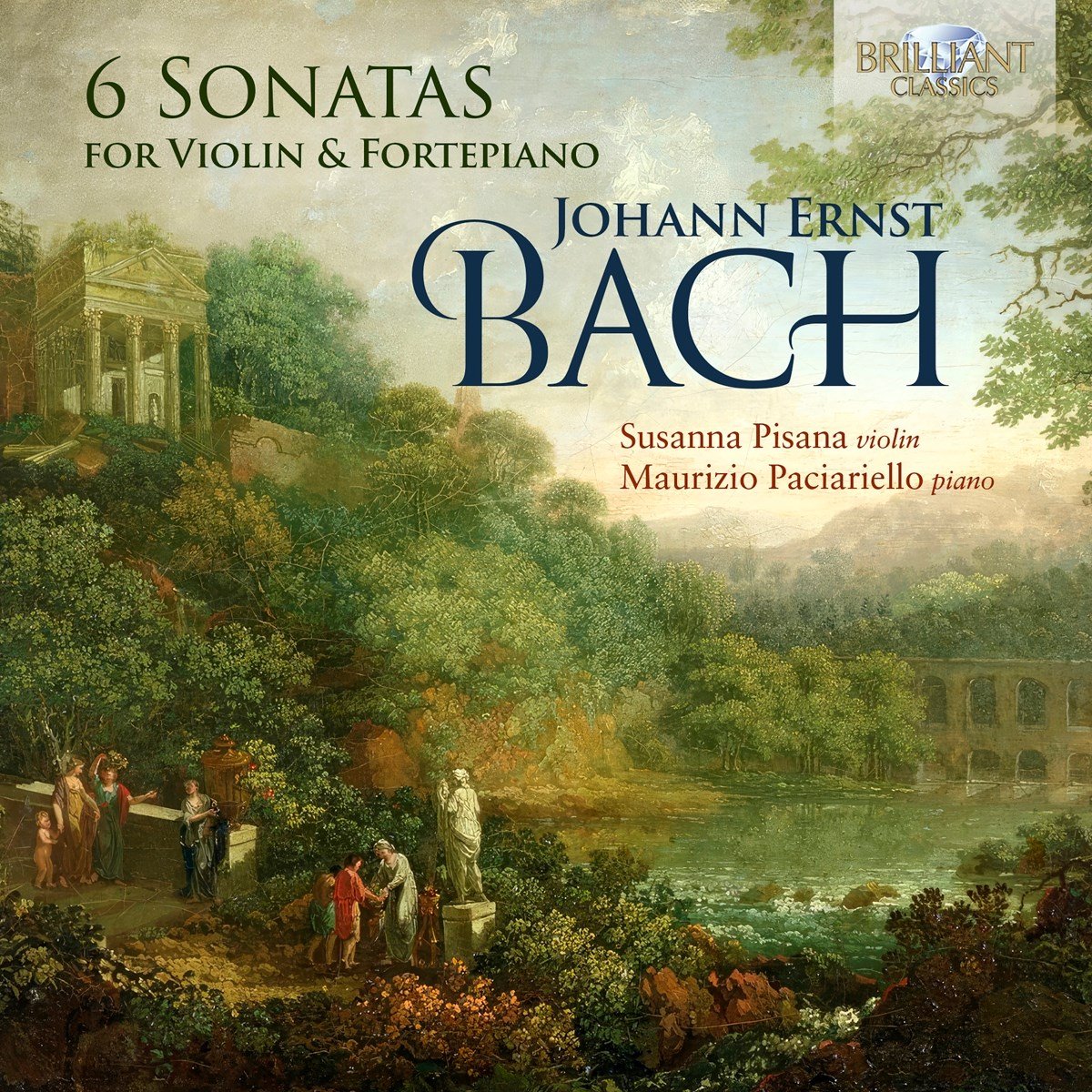 Susanna Pisana & Maurizio Paciariello - J.E. Bach: 6 Sonatas For Violin & Fortepiano (CD)