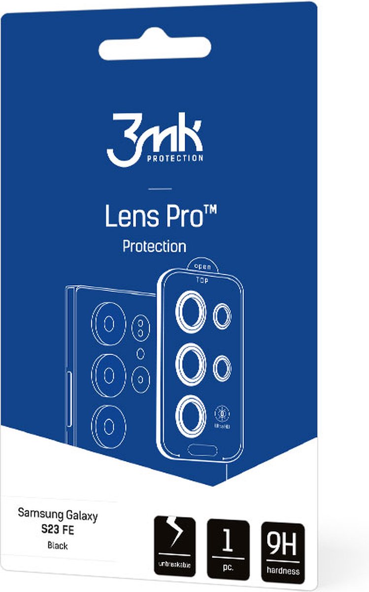 Samsung Galaxy S23 FE - 3mk Lens Protection Pro Black