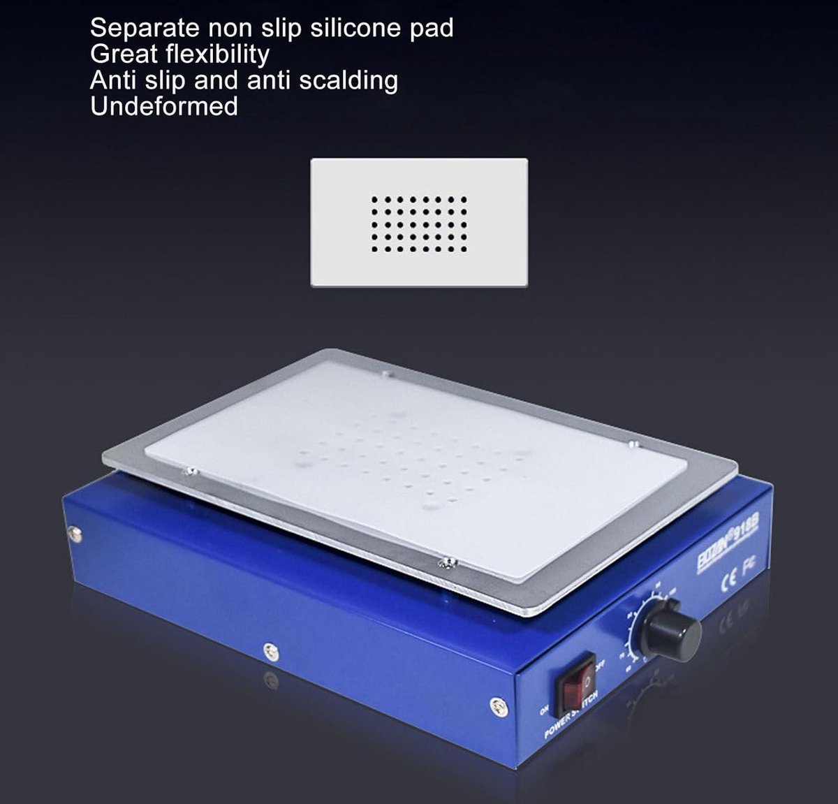 Soldering Hot Plate 450W Aluminum Alloy LED Microcomputer Electric