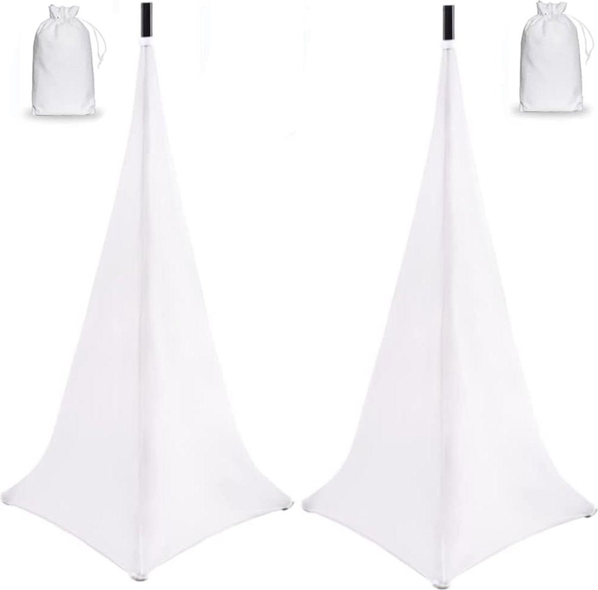 Universele Verlichting Statief Stand - Driezijdige 360 graden Rekbare Luidspreker Stand Scrim Doek