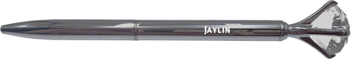 Pen Met Gravering - Diamant - Jaylin - Zilver
