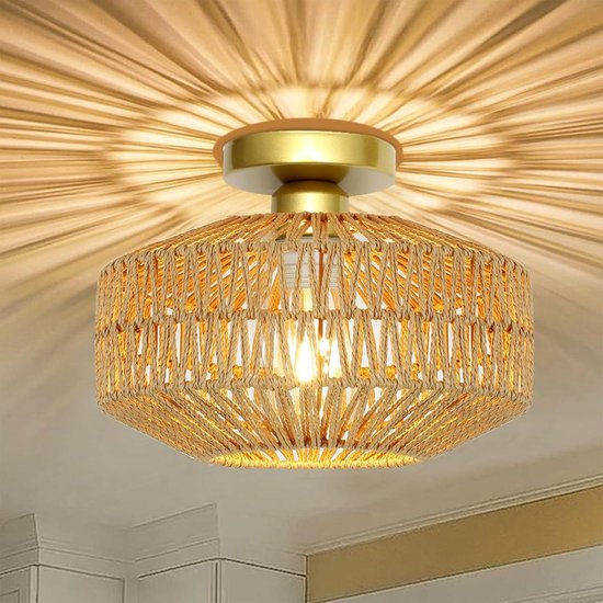 Rond Vintage vloerkleed - Lago Geel | Hoge kwaliteit