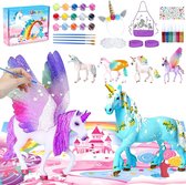 OPhy - schilderstencil - eenhoorns cadeau voor meisjes schilderset - knutselset - kindereenhoorn speelgoed voor meisjes jongens kinderen van 3 - 7 jaar oud