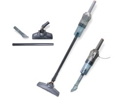 Krachtige Elektrische Bezemaanduiding met Kabel 400 W - Handige Strijkijzer voor Alle Vloeren - Tank 1 Liter - Modern Design Grijs - Ideaal voor Dierenharen en Vuil