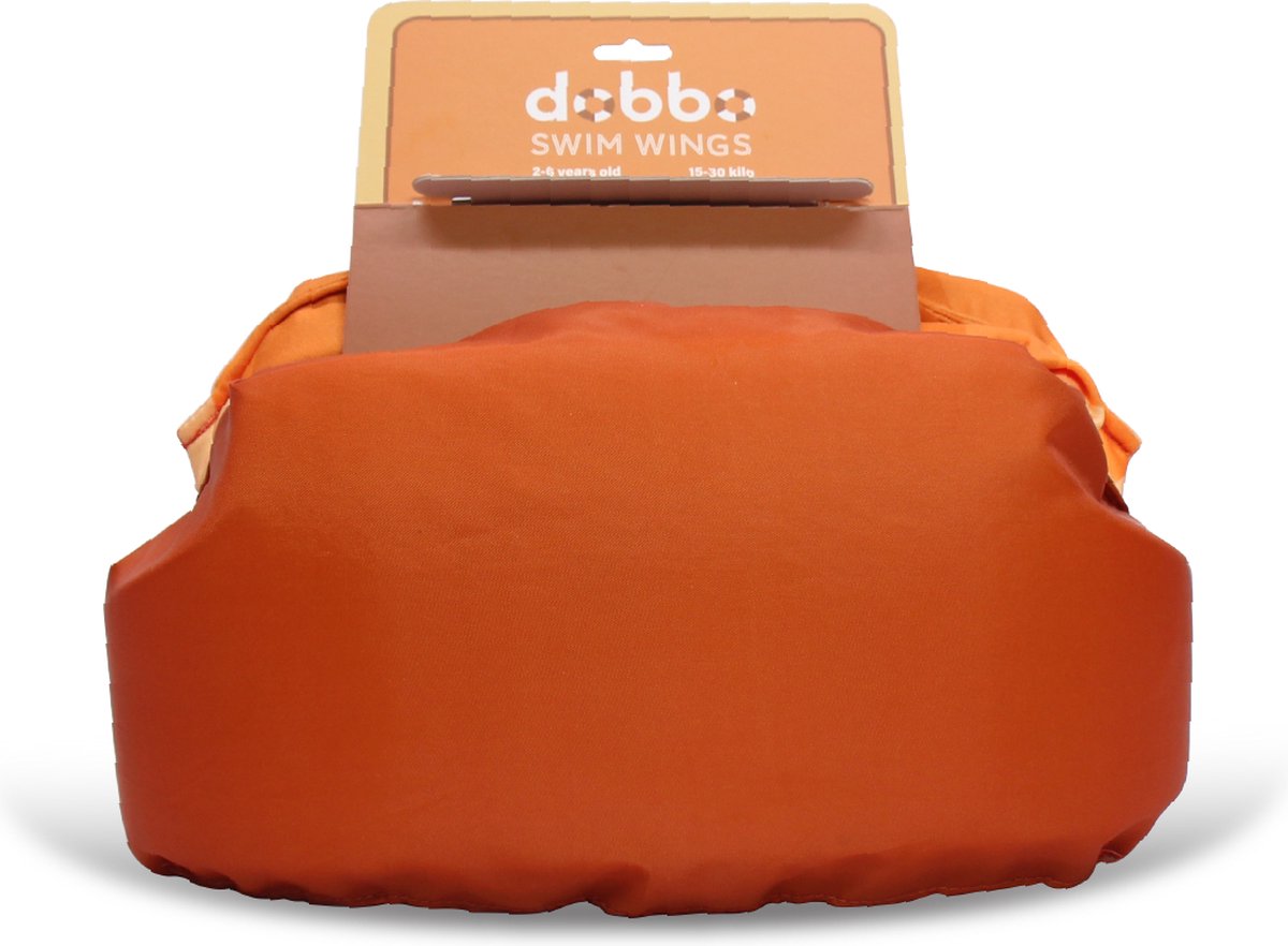 DOBBO Terra - Puddle Jumper - Zwembandjes - Zwemvest - Zwemvleugels - voor Kind van 2 tot 6 jaar - Rusty Orange — afbeelding 11