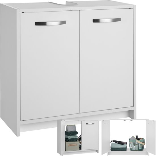 tectake® Wastafelonderkast | Onderkast, Badkamerkast voor Onder de ...
