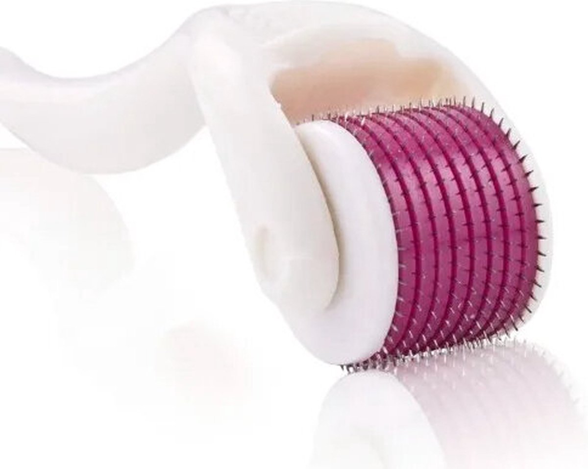 Goedkoopste Derma Roller 0.75 MM I Dermaroller I Dermarolling I 540 Naalden| Baardroller I Stimuleert Haar en Baardgroei I Gezichtsverzorging | Huidverzorging I Wit