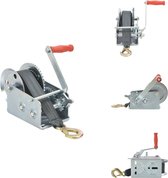 Toolland Handlier, bootlier 250 kg, roestvrij staal, met ratel en kabel