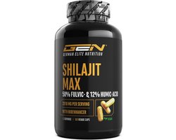 Mumijo Shilajit Max -180 capsules - Extra sterk: 2000 mg per dagelijkse portie - 50% fulvozuur + 12% humuszuur + bioenhancer - Origineel Himalaya 10:1 extract - Veganistisch