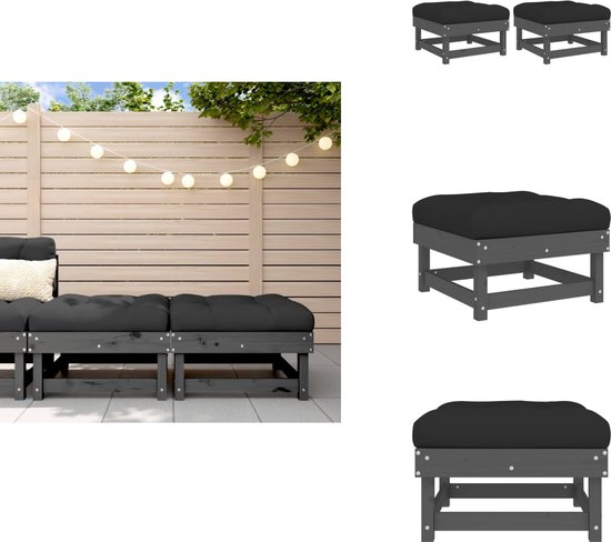 Modulaire tuinbank van massief grenenhout voor terras