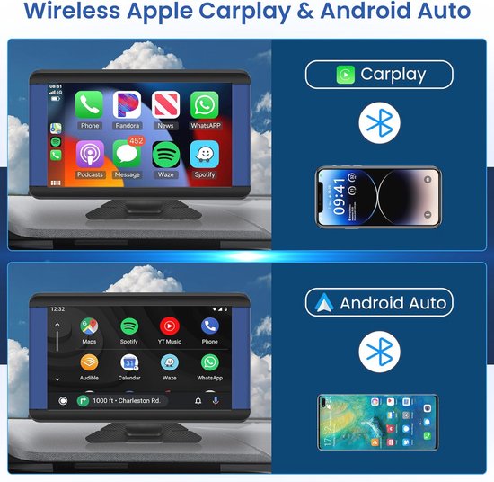 4G 64G VECHTEL 10,1 inch Bluetooth autoradio voor VW, Amarok, Crafter