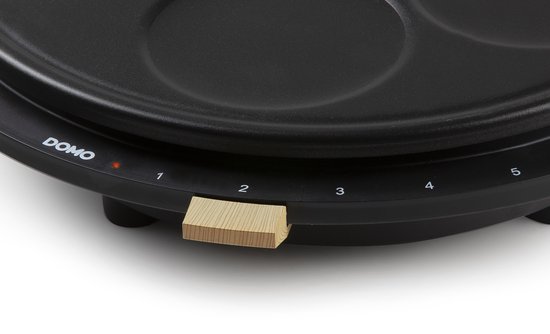 DOMO DO9227P Pannenkoekenmaker - 2 soorten platen - 1 grote of 5 kleine pannenkoeken - 1500W — afbeelding 2