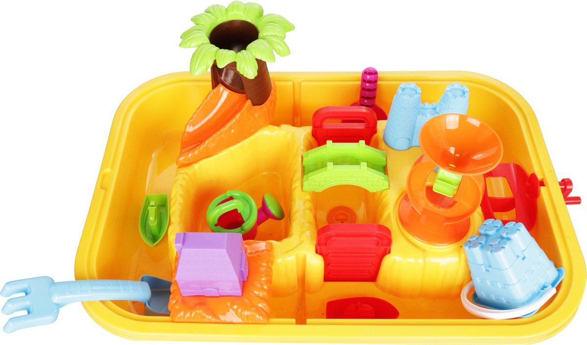 Rockerz Watertafel - Zandtafel - Speeltafel - Water speelgoed - Buitenspeelgoed - 25 delig - inclusief accessoires - Stimuleert hand-oog-coördinatie - Eenvoudig te monteren - Urenlang speelplezier gegarandeerd — afbeelding 18