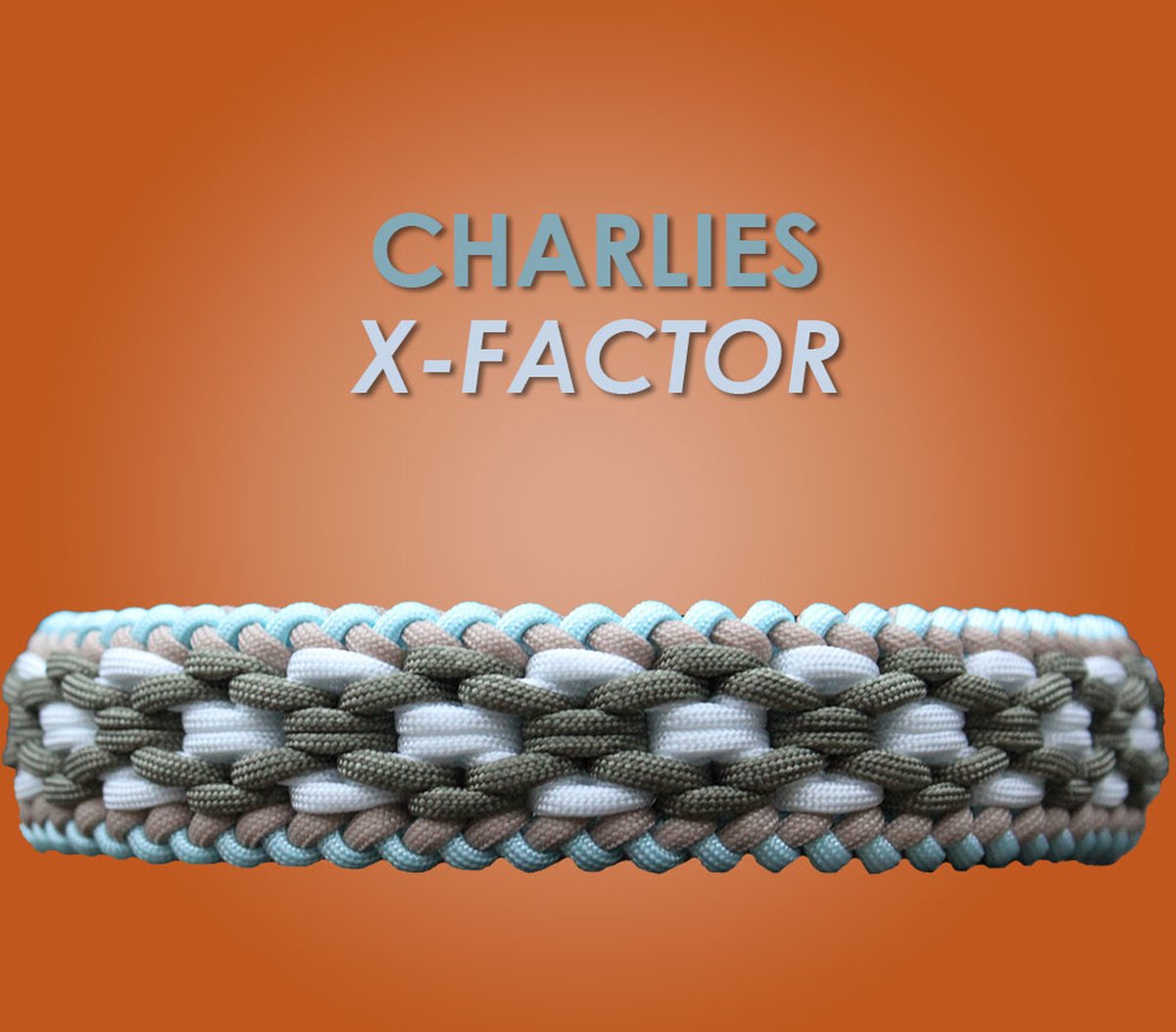 Paracord Charlies X-Factor halsband - DIY set