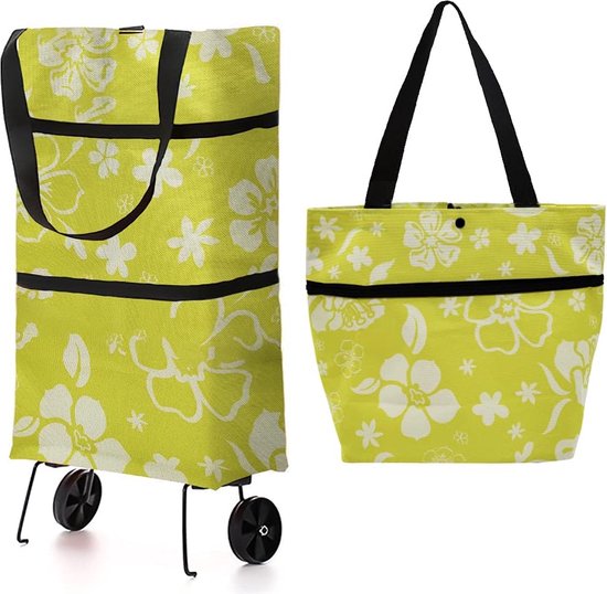Poussette marché pliable Chariot de courses Panier d'épicerie,petit