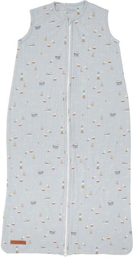 Little Dutch Slaapzak zomer hydrofiel - Maat 70 cm - Babyslaapzak Jongens - Blue, Blauw - Sailors Bay