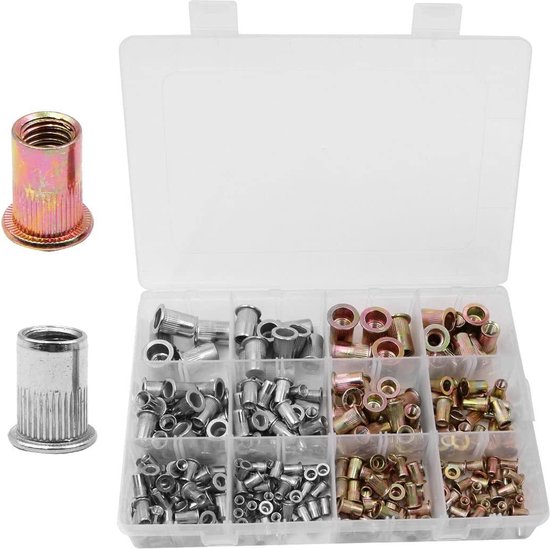 186 Stücke Nietmutternzange set, Nietenzange Nietmuttern, Nieten Set 186 Stücke Nietmutternzange set, Nietenzange Nietmuttern, Nieten Set