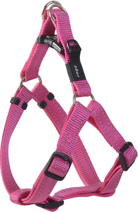 Rogz Utility Step-In Tuig - Hondenharnas - Roze 42-61x1.6 Cm M