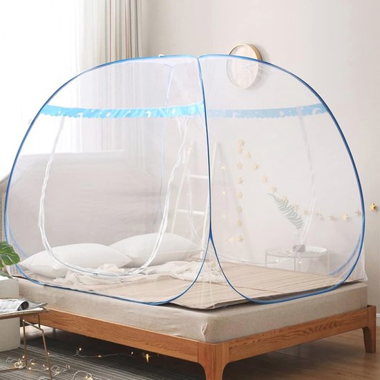 Pop-up tentbed voor privacy voor een tweepersoonsbed, Binnen Buiten Opvouwbaar Ademend Droomtenten met klamboe, Space Office-slaaptenten 81X 41X 47,Grijs,200CM90CM100CM