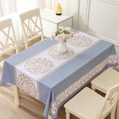 Nappe déperlante à motif feuilles pour Cuisine et salle à manger, découpée sur mesure, 140 x 180 cm