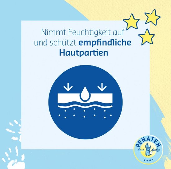 Penaten Baby - Natuurlijk babypoeder met aloë vera en vitaminen - 1 x 100 g - Beschermt de gevoelige huid - Vochtopnemend en houdt de huid droog - 99% ingrediënten van natuurlijke oorsprong van Merkloos — afbeelding 4