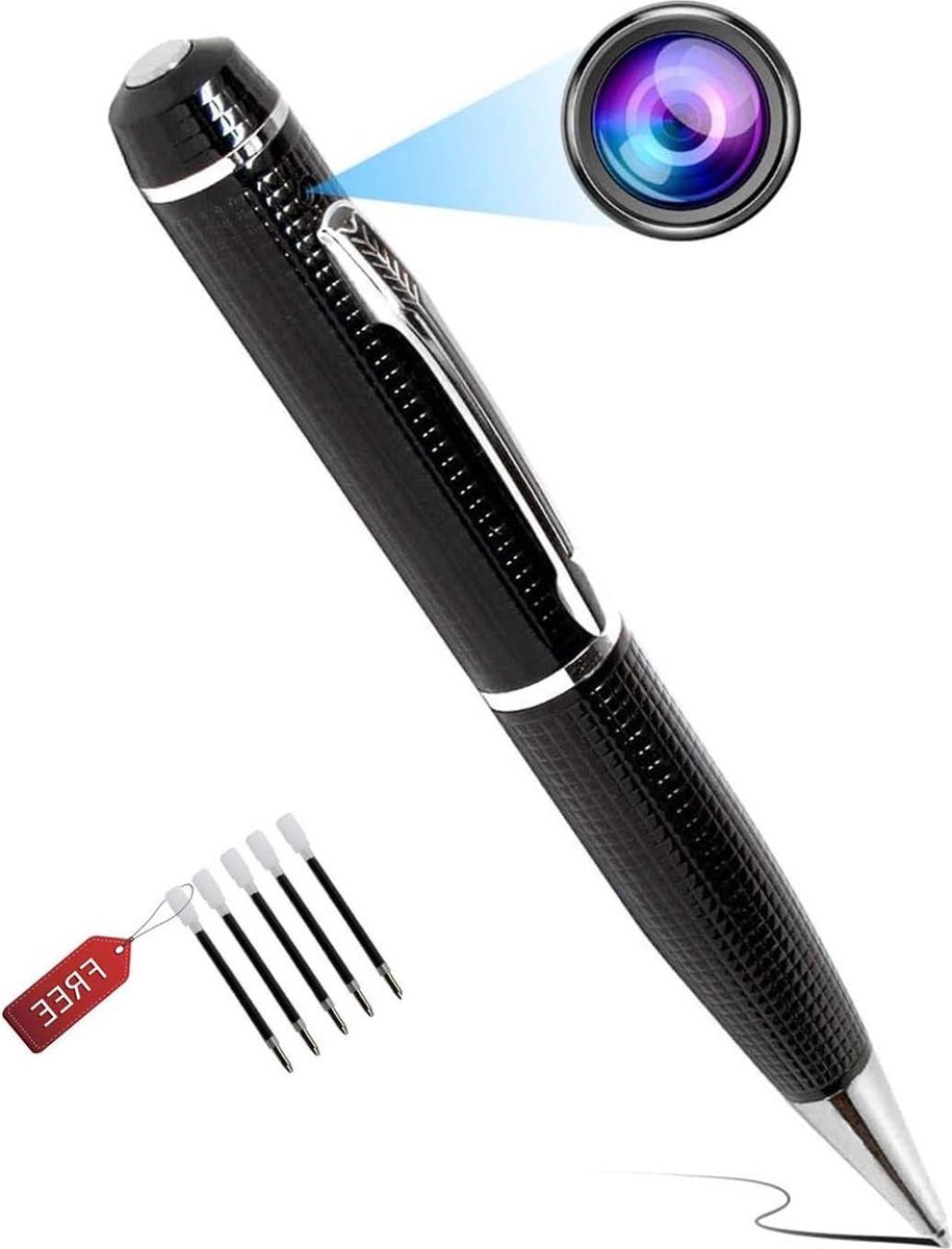 Spy Camera Mini Draagbare HD 1080P Verborgen Camera - Kleine USB Stylus - Interviews - Zakelijke Vergaderingen - Studienotities