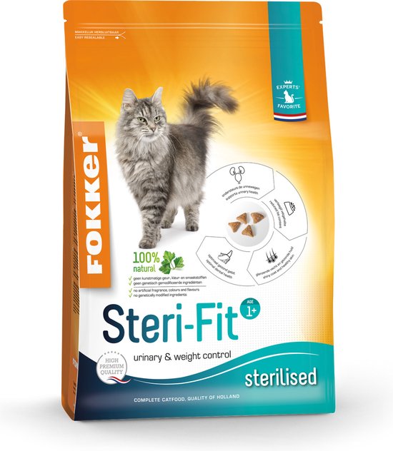 Fokker - Kat Steri-Fit Kattenvoer