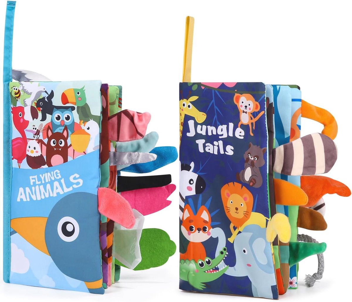 Interactief Voelboek voor Baby's - 3D Knisperboek voor 0 tot 1 jaar - Speelgoed en Cadeau voor Jongens en Meisjes