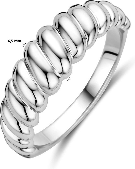 NKlaus 55cm 925 Sterling Zilver Gerhodineerd Massieve krulketting breedte 2, 40mm, 8,2g 5626 NKlaus 55cm 925 Sterling Zilver Gerhodineerd Massieve krulketting breedte 2, 40mm, 8,2g 5626
