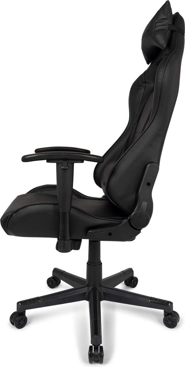 Gladiator Gamestoel Verstelbare Arm- en Rugleuning Zwart - afbeelding 2