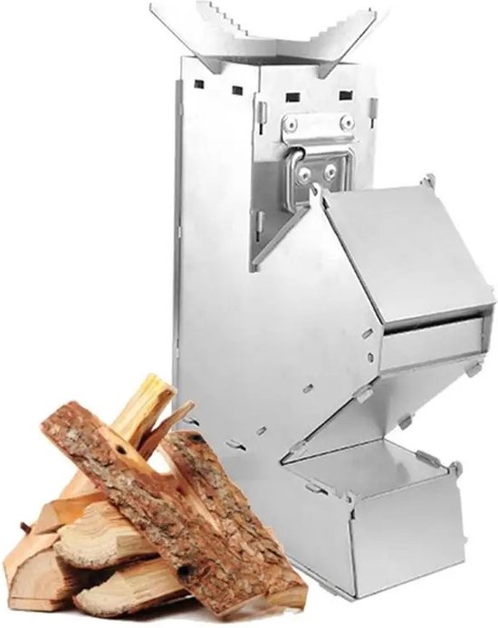 Rocket stove – milieuvriendelijk – houtvuur – buiten koken