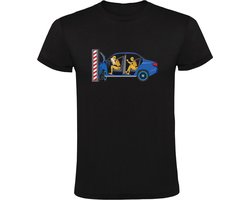 Auto Crash Heren T-shirt - gevaar - verkeer - ongeluk - botsing