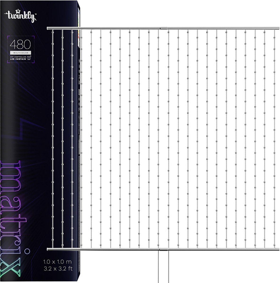 Twinkly Matrix RGB - 480 lamps (1x1m) Transparant