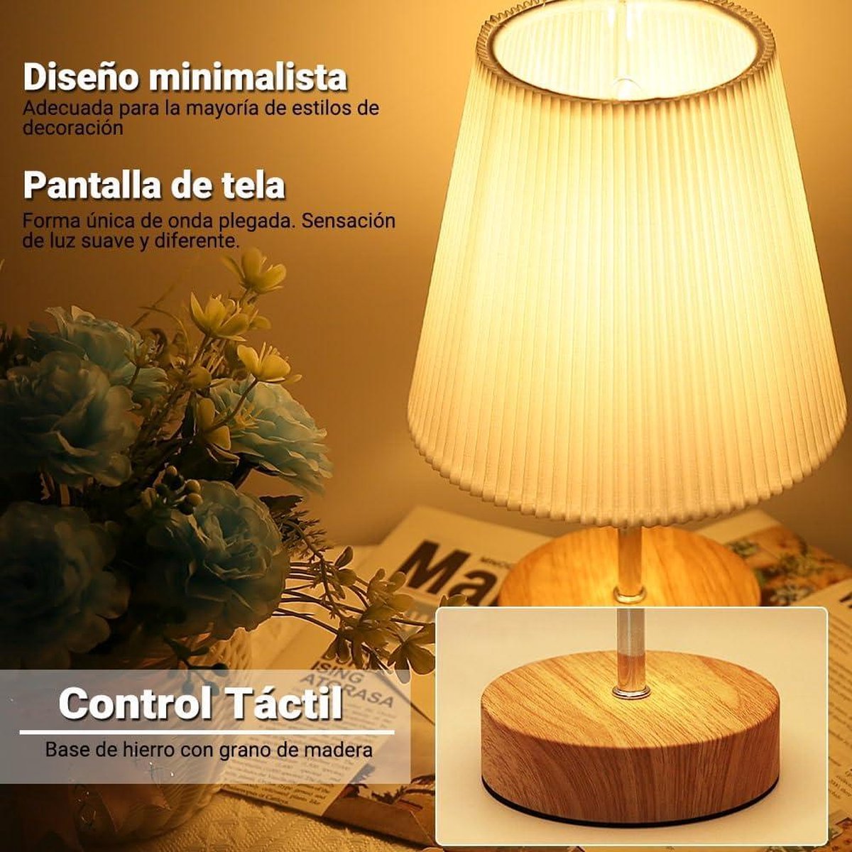 Highlight Tafellamp Touch Staal 3 Step Dimmer 20 cm kopen bij Highlight Tafellamp Touch Staal 3 Step Dimmer 20 cm kopen bij