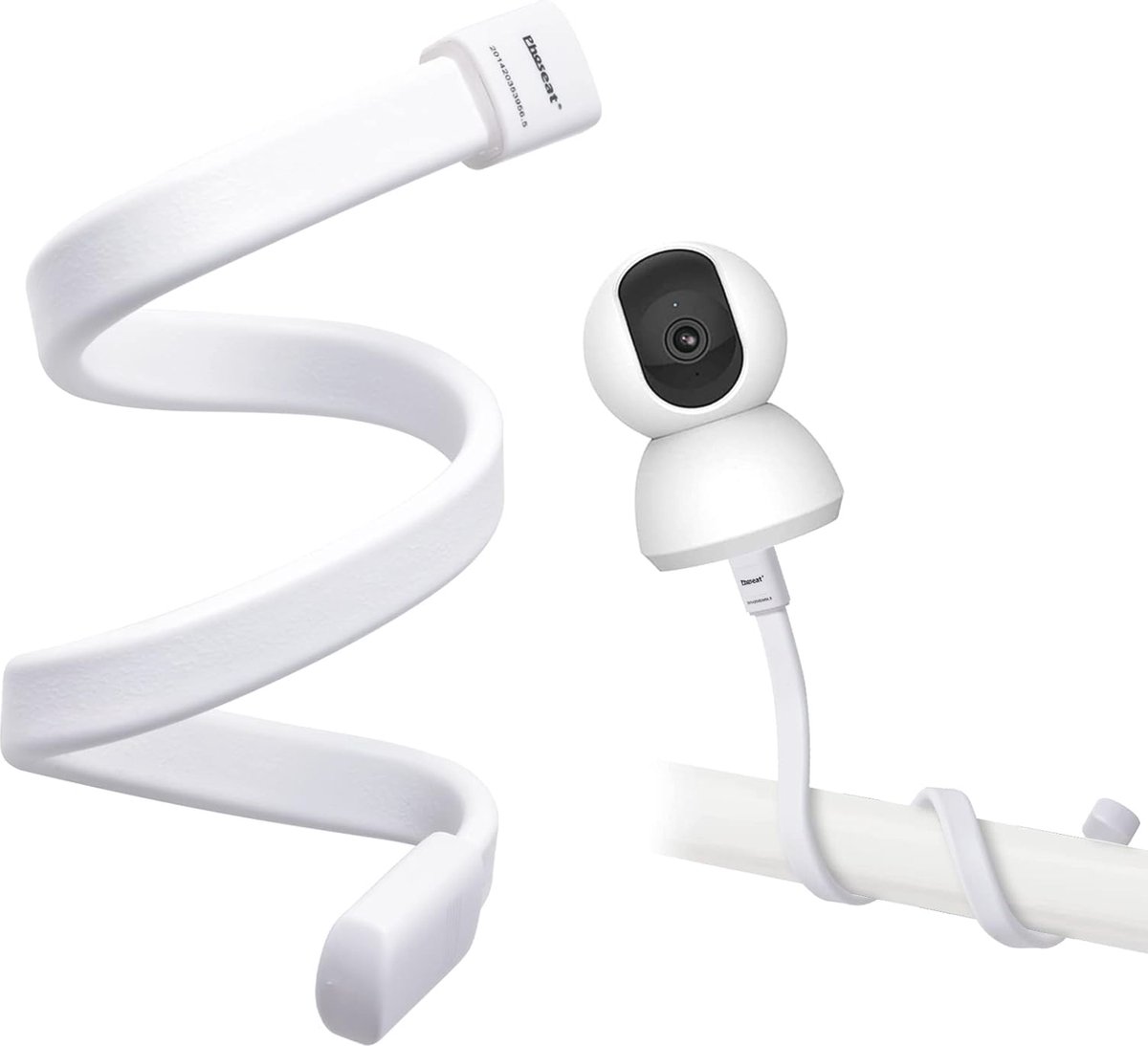Universele Babyfoonhouder met Flexibele Arm voor Babycamera zonder Wandbeschadiging