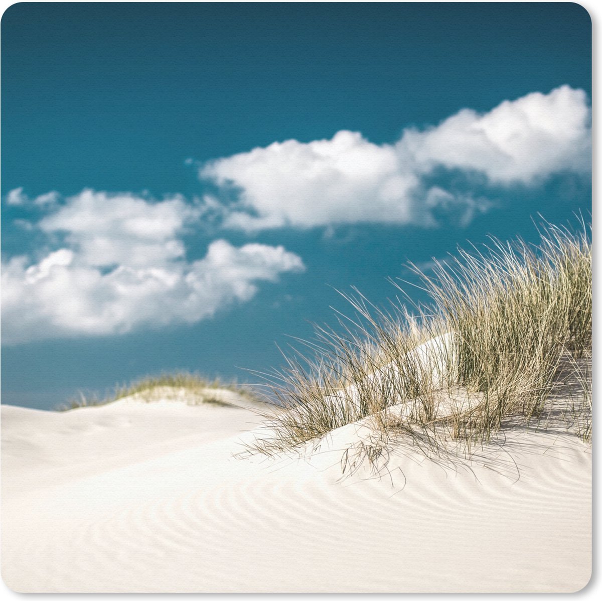 Muismat 30x30 cm - Mousepad Strand - Duinen - Gras - Muismatten