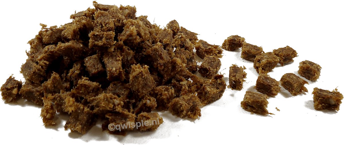 Qwisple Vleestrainers Rund - Honden Trainingssnoepjes - 100% Vlees Trainers - 1000 gr