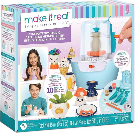 Figured'Art Pottenbakken Set Voor Volwassenen Met Premium Zelfhardende Klei 2 Kg Zonder Oven Beginners Luchtdrogend 100 Gebruiksklaar Gereedschap Verf Penselen Vernis Handleidingen 875028912