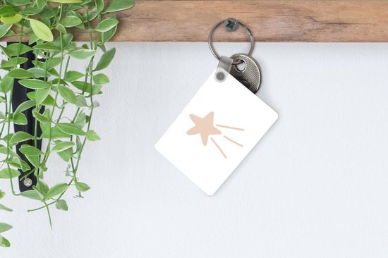 Porte-clés - Étoile filante - Pastel - Enfants - Rose - Kids - Cadeaux - Plastique