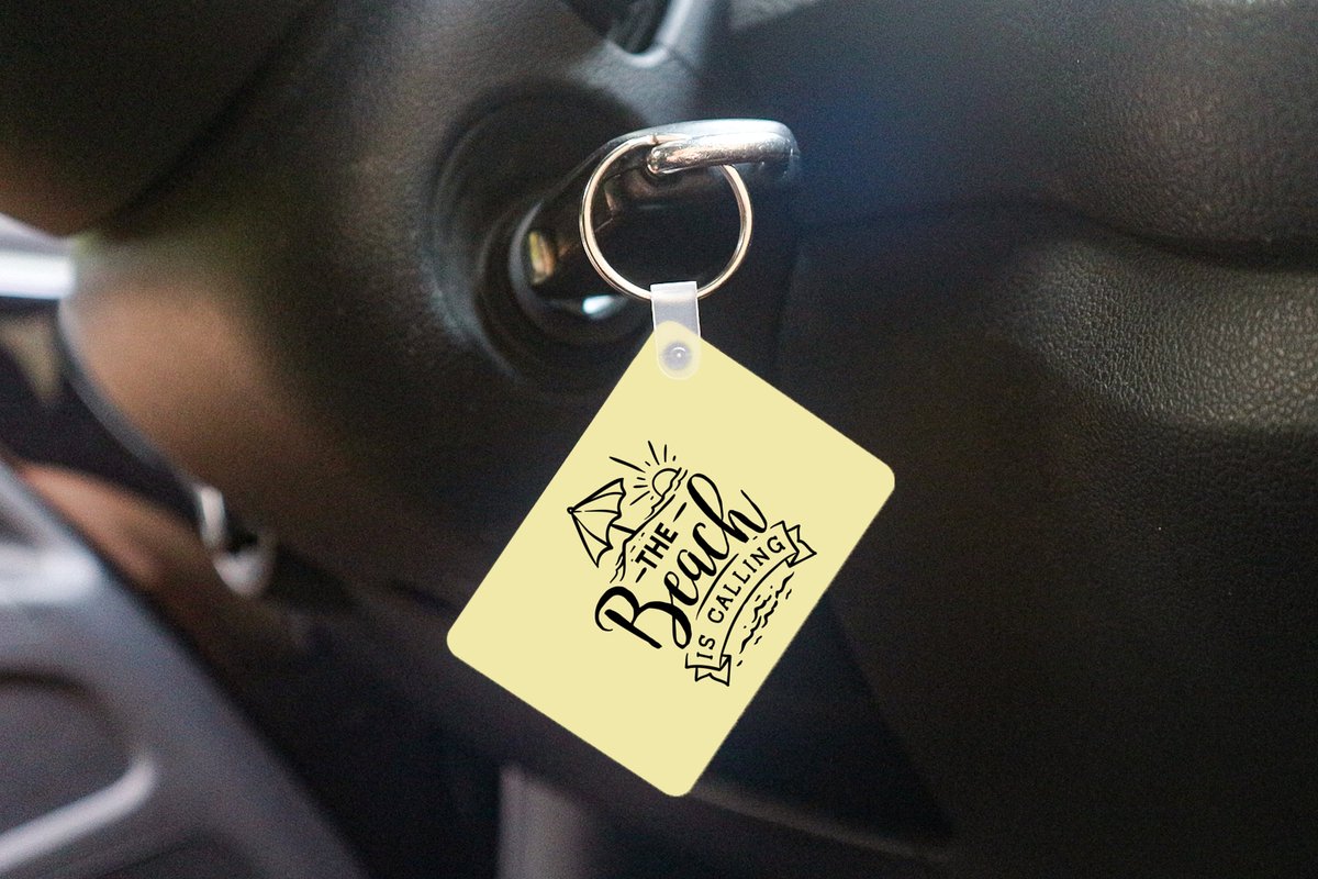 Sleutelhanger - Quotes - Strand - Parasol - Uitdeelcadeautjes - Plastic