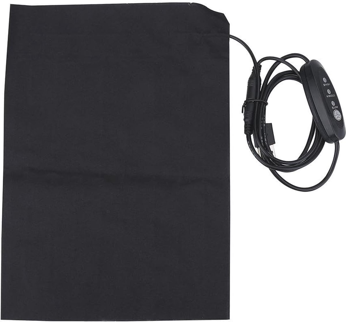 Elektrisch verwarmingskussen met USB-aansluiting voor rug en taille - ideaal voor camping en outdoor