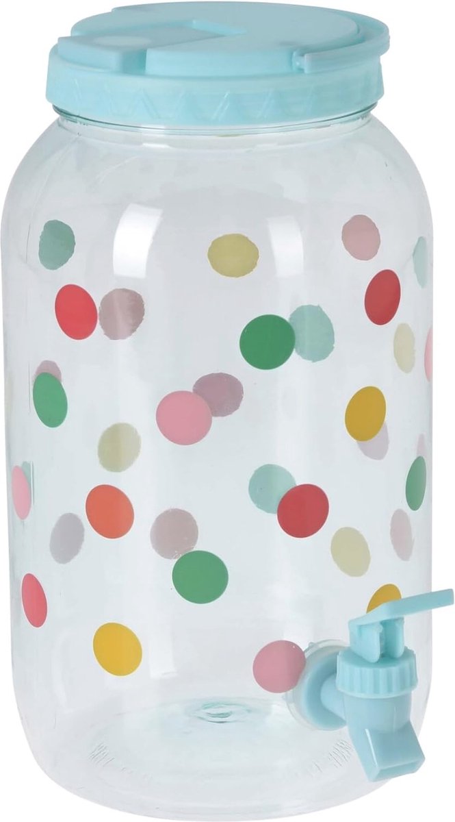 Drinkdispenser met Tapkraan - 3,75 Liter Kunststof Waterdispenser in Turquoise