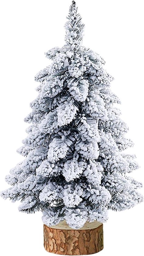 Kleine Kunstmatige Kerstboom met Verlichting - Rode Mini Kerstboom - 40 cm