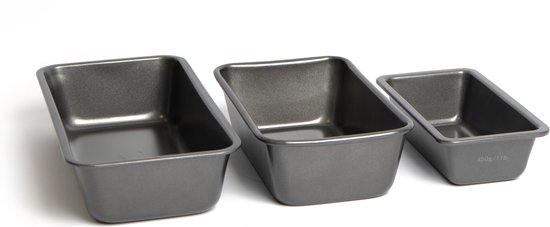 Bakpan Keuken Bakpan Set 6-Delig Koolstofstaal met Siliconen Handvatten | NL