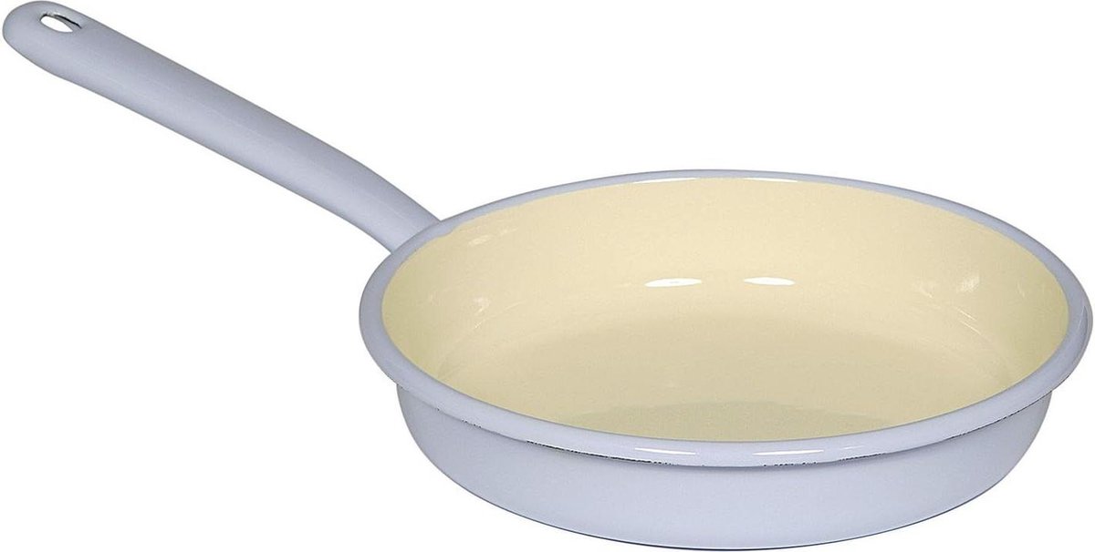 Huishoudelijke artikelen Kleur/Pastel Omelette Pan Diameter 20 cm Blauw Geel - Classic