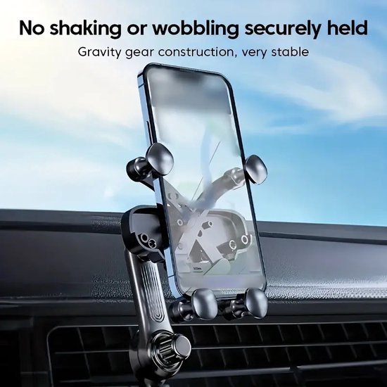 Nieuwe Support pour téléphone de voiture par Gravity support de pince d'aération support Mobile Mobile support de téléphone de GPS voitures
