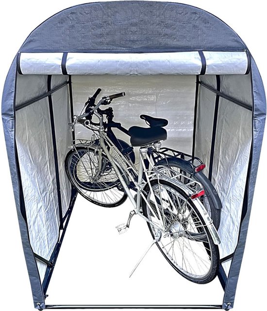 EPCPSHADES Fietsenstalling Tent schuren voor Buiten, Waterdichte Anti-UV Fietsenstalling Tent Fiets Motorfiets Schuur Beschutting Buiten Achtertuin Stalen Frame PE Bedekking Rits, Hut ZT